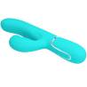 Pretty love - perlita vibrador punto g 3 en 1 multifunción verde agua - 5