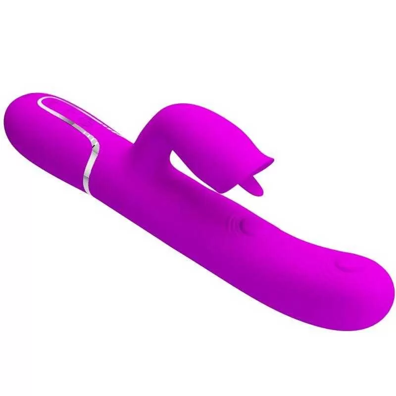 Pretty love - vibrador rabbit con licking fucsia Pretty love - vibrador rabbit con licking fucsia