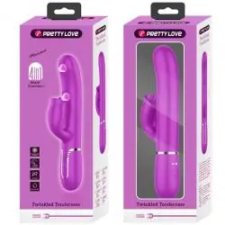Pretty love - vibrador rabbit con licking fucsia Pretty love - vibrador rabbit con licking fucsia
