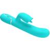 Pretty love - vibrador rabbit con licking verde agua - 1