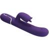 Pretty love - vibrador rabbit con licking morado - 1