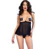 Chilirose - cr 4715 set babydoll cuatro piezas - 1
