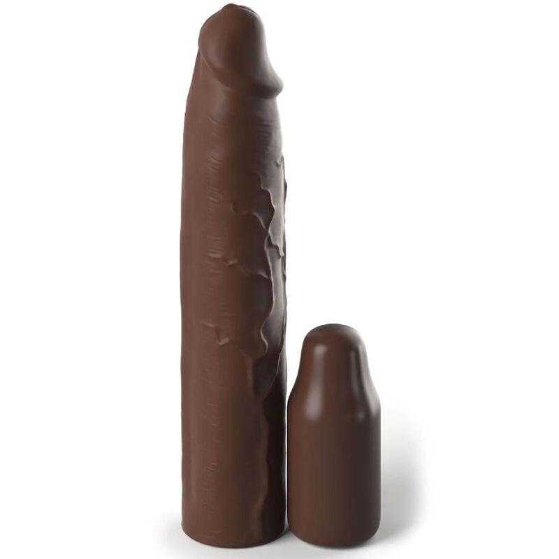Pipedreams sleeve 22,86 cm + 7,62 cm plug brown Pipedreams sleeve 22,86 cm + 7,62 cm plug brown