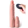 Pipedreams sleeve 22,86 cm + 7,62 cm plug remote skin - 1