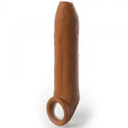 Pipedreams sleeve uncut 17,78 cm w strap caramel