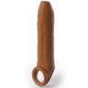 Pipedreams sleeve uncut 17,78 cm w strap caramel - 1