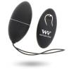 Womanvibe  alsan huevo control remoto negro silicona negro - 1