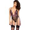 Chilirose - cr 4721 body crotchless rosa - 1