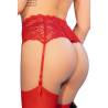 Chilirose - cr 4718 liguero & medias rojo - 2