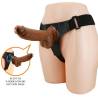 Pretty love - harness briefs arnés universal con dildo micheal 20 cm negro - 1