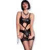 Chilirose - cr 4625 set cuatro piezas crotchless - 1