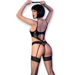 Chilirose - cr 4625 set cuatro piezas crotchless - 2
