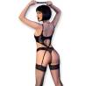 Chilirose - cr 4625 set cuatro piezas crotchless - 2