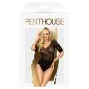 Caja de Teddy de encaje Penthouse All the Way negro