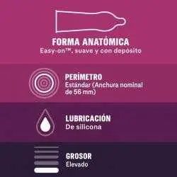 Durex preservativos sin latex 12 uds