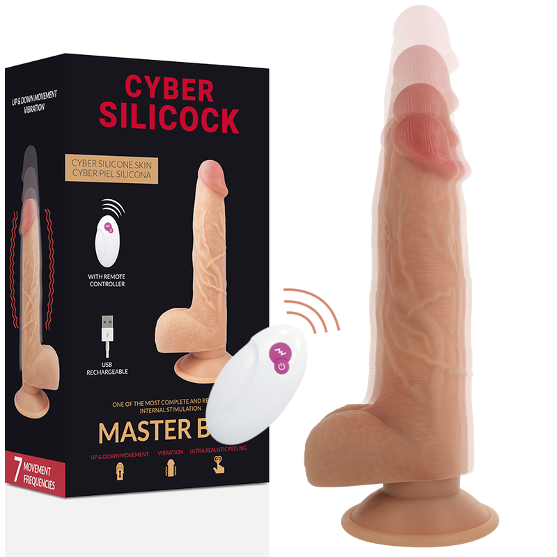 Cyber silicock realistico control remoto master ben