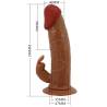 Pretty love - marion harness briefs universal con dildo vibración 19 cm mulato - 6