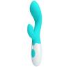 Pretty Love Brighty verde agua, vibrador rabbit de frente