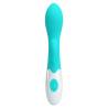 Pretty Love Brighty verde agua, vibrador rabbit visto de espaldas
