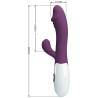 Pretty love - snappy vibrador punto g morado - 7