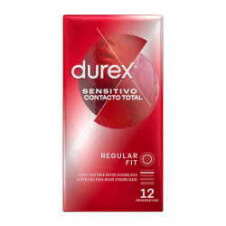 Durex sensitivo contacto total 12 uds