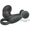 Pretty love - cayla masajeador vibrador anal negro - 6