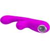 Pretty love - skylar vibrador estimulador púrpura - 4