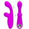 Pretty love - skylar vibrador estimulador púrpura - 7