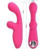 Pretty love - skylar vibrador estimulador rosa - 7