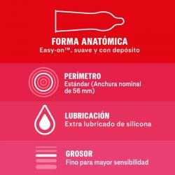 Durex sensitivo suave 12 uds