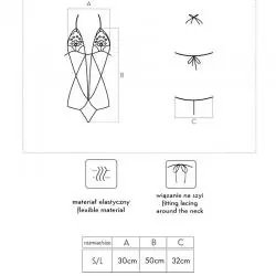 Livco corsetti fashion - luisina lc 20217 body negro talla única Livco corsetti fashion - luisina lc 20217 body negro talla única