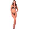 Sujetador y tanga de tiras Livco Corsetti Jimena, modelo de frente