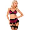 Livco corsetti fashion - nahir lc 20214 sujetador + panty + liguero - 1