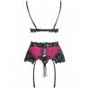 Livco corsetti fashion - nahir lc 20214 sujetador + panty + liguero - 3