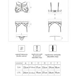 Livco corsetti fashion - soledad lc 20217 sujetador + panty + liguero - 8