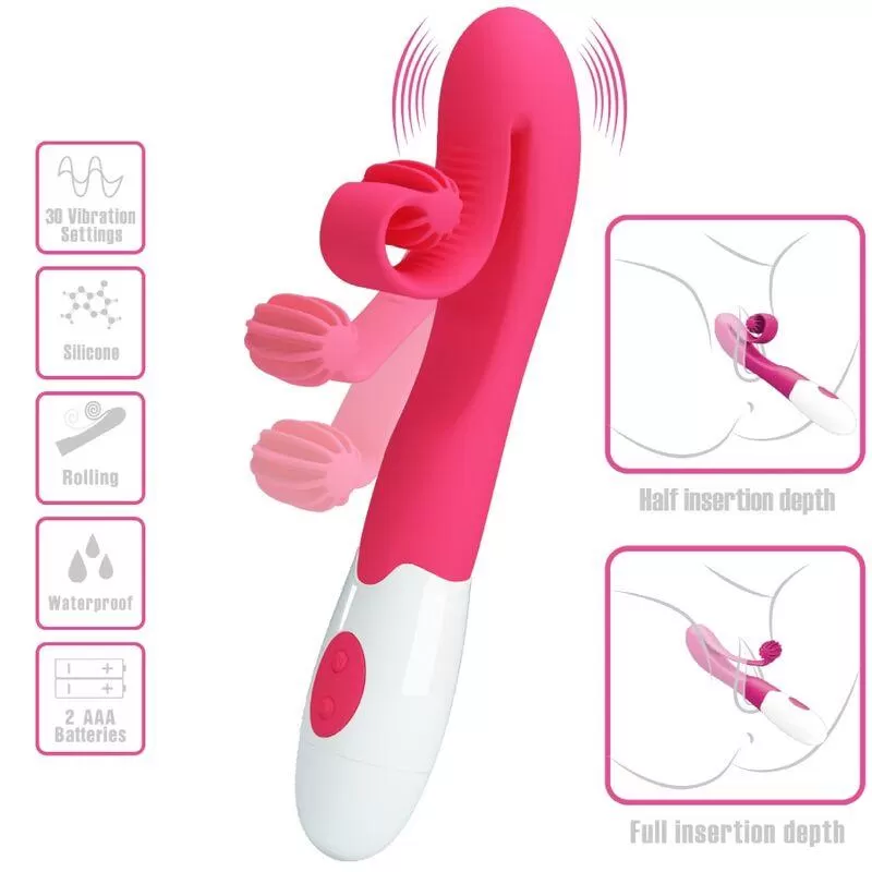 Romance - vibrador y estimulador 30 velocidades rosa