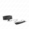 Kink - collar con correa 65 cm con remache en v ajustable 36-43 cm x 5 cm - 3