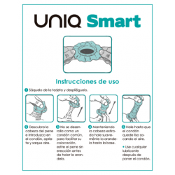 Uniq smart preservativos pre-erección sin latex 3 unidades