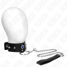Kink - collar con correa 65 cm con diamantes azules ajustable 36-43 cm x 5 cm - 2
