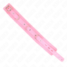 Kink - collar con correa 65 cm con restricciones rosa ajustable 36-42 cm x 5.5 cm - 5