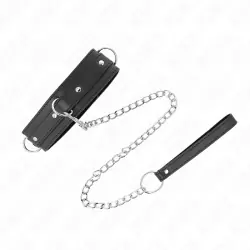 Kink - collar con correa 65 cm 3 anillos modelo 1 ajustable 38-49 cm x 5 cm