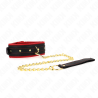 Kink - collar con correa de tejido liso ajustable 33-48 cm x 5.7 cm - 3