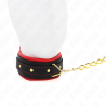 Kink - collar con correa de tejido liso ajustable 33-48 cm x 5.7 cm - 5
