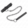 Kink - collar con correa 65 cm oscuro ajustable 37-54 cm x 3 cm - 1