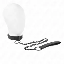 Kink - collar con correa 65 cm oscuro ajustable 37-54 cm x 3 cm Kink - collar con correa 65 cm oscuro ajustable 37-54 cm x 3 cm