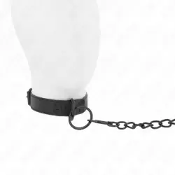 Kink - collar con correa 65 cm oscuro ajustable 37-54 cm x 3 cm Kink - collar con correa 65 cm oscuro ajustable 37-54 cm x 3 cm