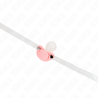Kink - mordaza forma chupete 5.5 x 4 cm rosa ajustable 43-60 cm - 2