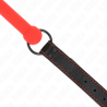 Kink - mordaza forma de hueso con correa polipiel rojo ajustable 41-57 cm - 4