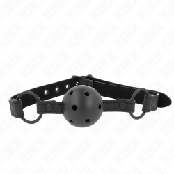 Kink - mordaza de bola 4.5 cm de neopreno 63.5 x 2 cm ajustable 41 x 59 cm
