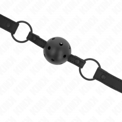 Kink - mordaza de bola 4.5 cm de neopreno 63.5 x 2 cm ajustable 41 x 59 cm